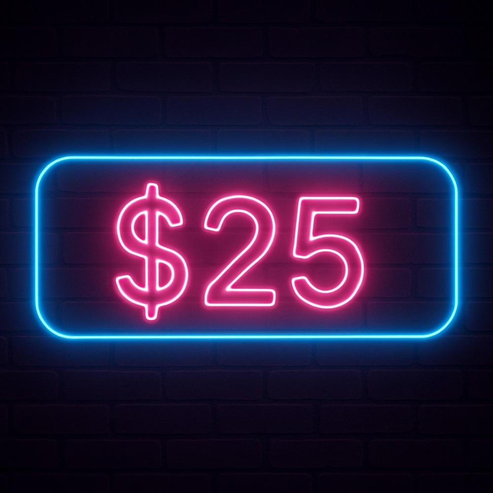 $25